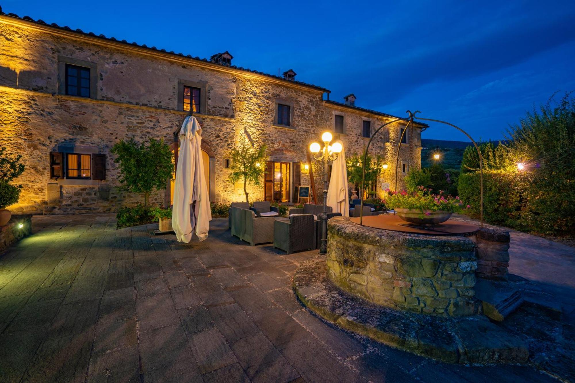 Villa Borgo San Pietro Кортона Екстер'єр фото