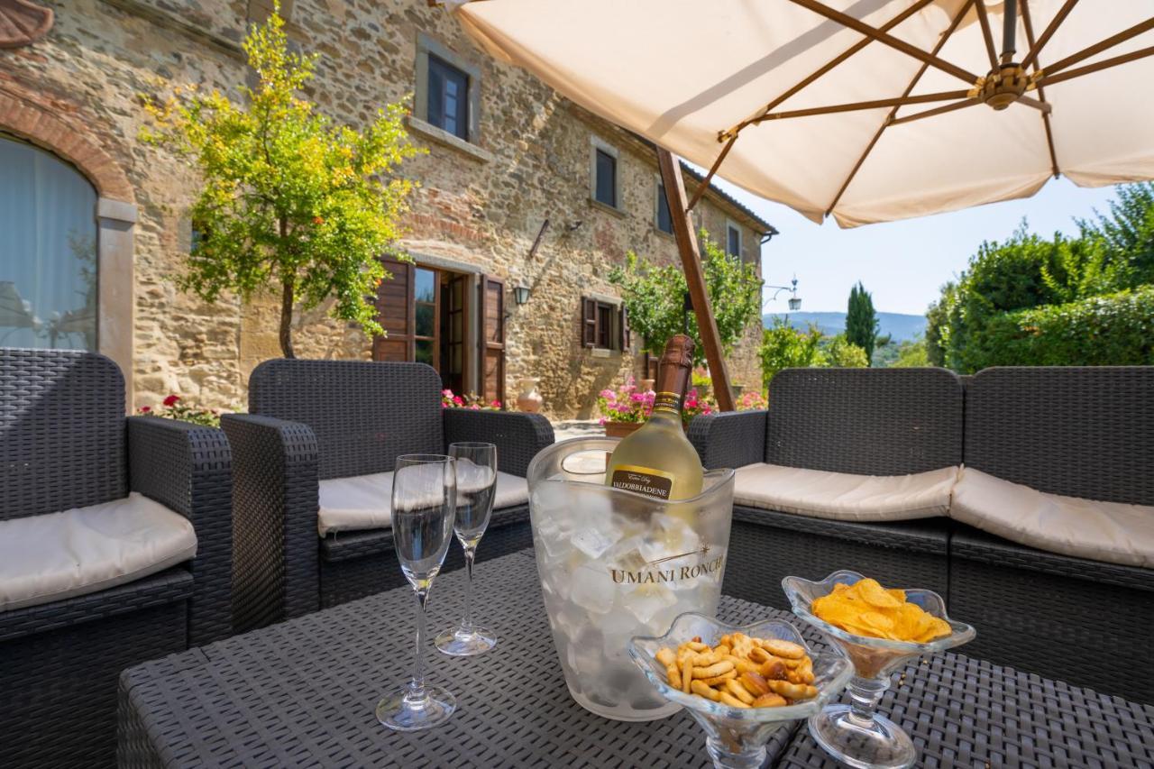 Villa Borgo San Pietro Кортона Екстер'єр фото