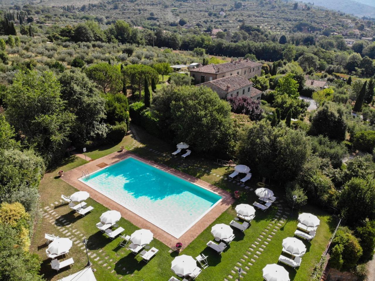 Villa Borgo San Pietro Кортона Екстер'єр фото